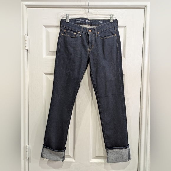 Levi's Slight Curve Modern Rise Straight Dark Wash Jeans, Size 27 - Picture 5 of 8